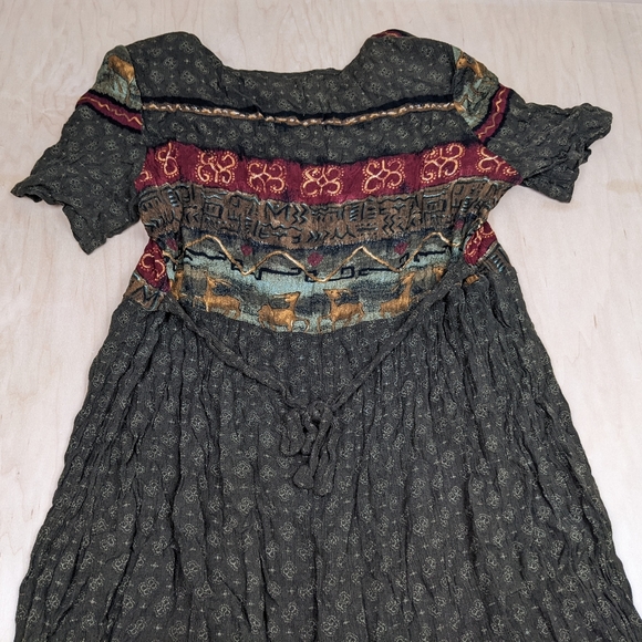 Special Thyme Ltd, Boho, Native Pattern Dress (16W) - Picture 8 of 13